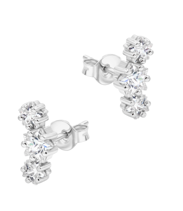 Starry Radiance Silver Stud Earring STS-6948